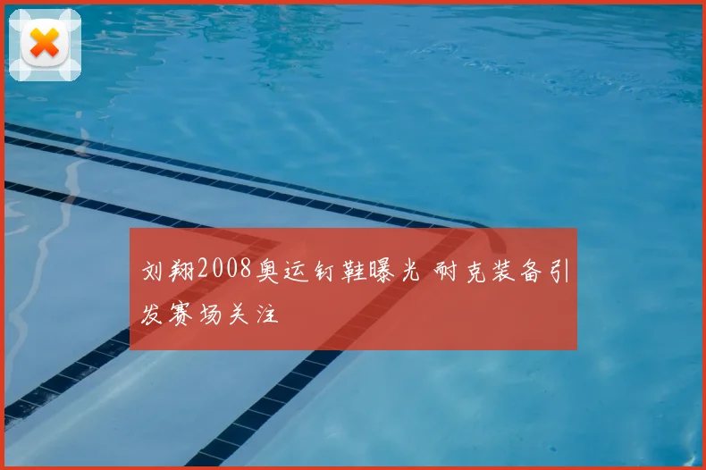刘翔2008奥运钉鞋曝光 耐克装备引发赛场关注